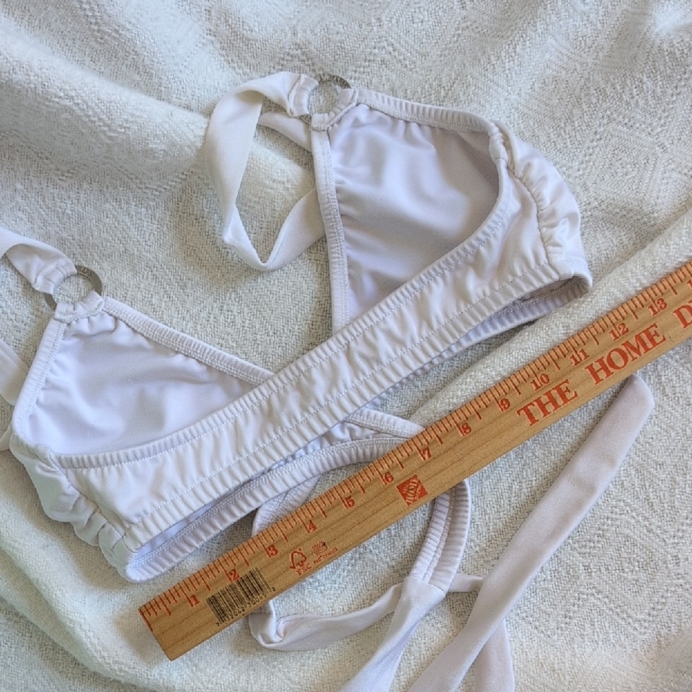VENUS Women's Wrap White Swim Bikini Top L - Picture 5 of 5